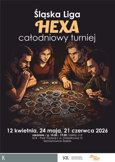 Plakat wydarzenia:  Śląska Liga HEXA – całodniowy turniej 