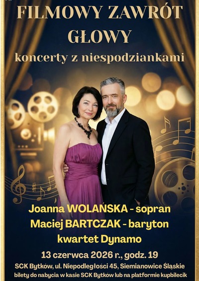 Plakat wydarzenia:  Koncert "Filmowy zawrót głowy" 