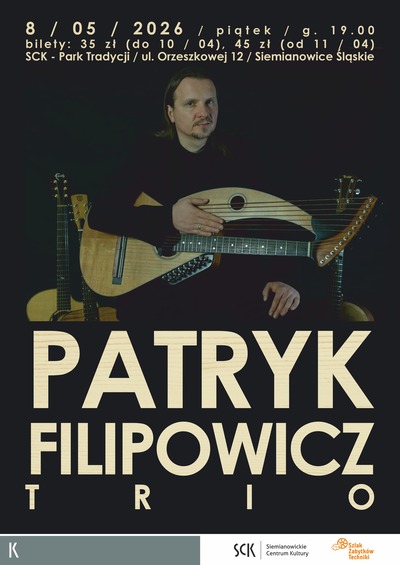 Plakat wydarzenia:  Patryk Filipowicz Trio 