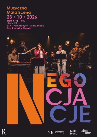 Plakat wydarzenia:  Muzyczna Mała Scena: Koncert zespołu Negocjacje  