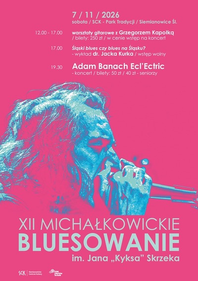 Plakat wydarzenia:  Michałkowickie Bluesowanie: koncert Adam Banach Ecl'ectric 