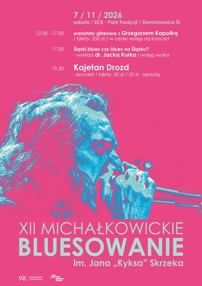 Plakat wydarzenia:  Michałkowickie Bluesowanie: koncert Kajetan Banach 